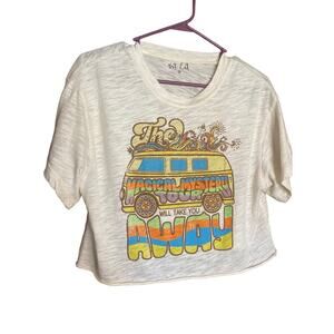 The Beatles Cropped Magical Mystery Tour Shirt Medium